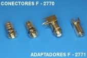 Conectors F 2770, adaptor F 2771